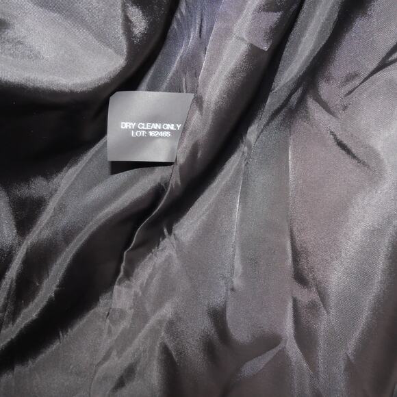 NEW London Fog Women's 3X BLACK Wool Blend Pea Coat With Scarf - Picture 7 of 12